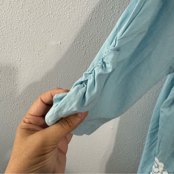 Boden blue embroidered blouse size 8 - Picture 4 of 7